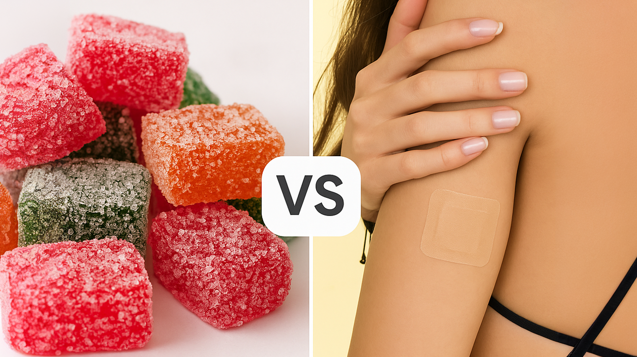 Gummies vs patches comparison