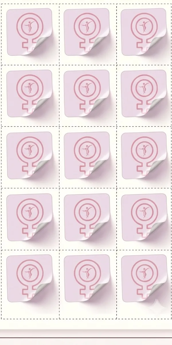 Menopause sheet of patches